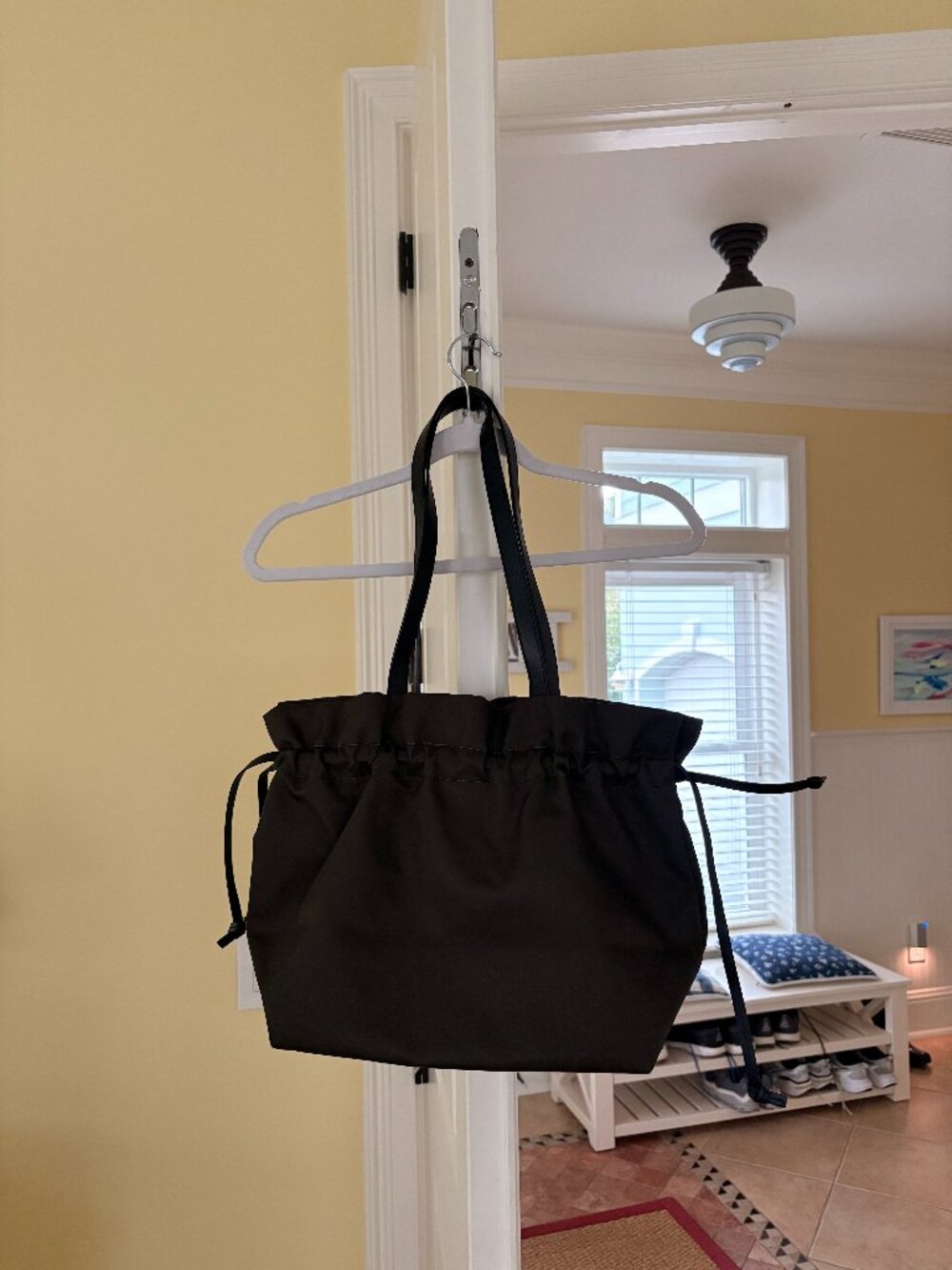 flynn cinched shopper tote